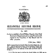The Social Welfare Act 1960